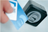 Proximity card sensor